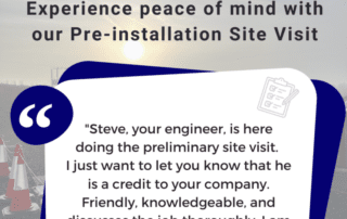preinstallation site visit