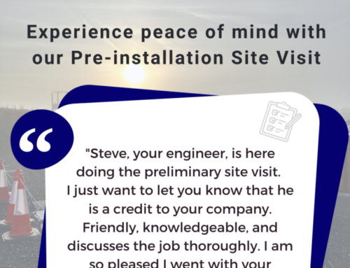 Experience peace of mind with our pre-installation site visit