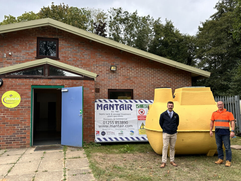 marsh sewage treatment plant installation