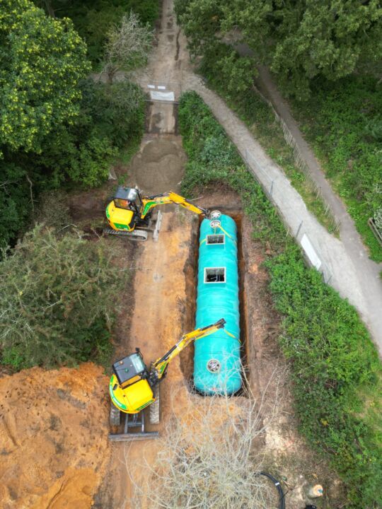 commercial sewage treatment plant minsmere